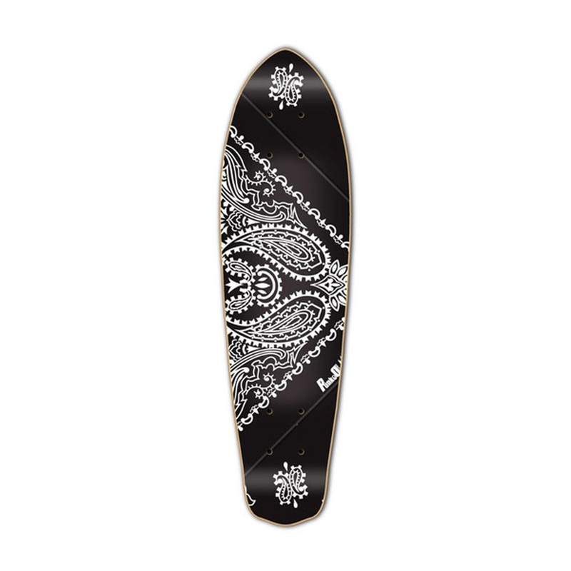 Punked Micro Cruiser  Deck – Bandana Black Deck