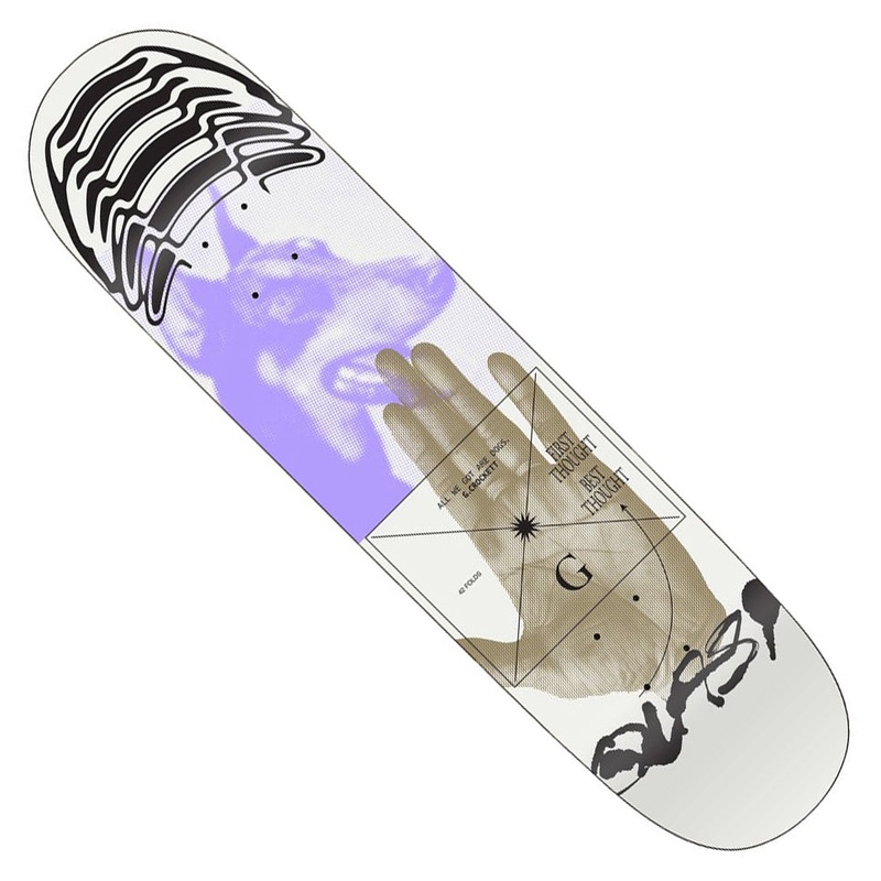 Quasi Gilbert Crockett Thoughts Deck Multicolor 8.5 x 32.125 WB:14.25