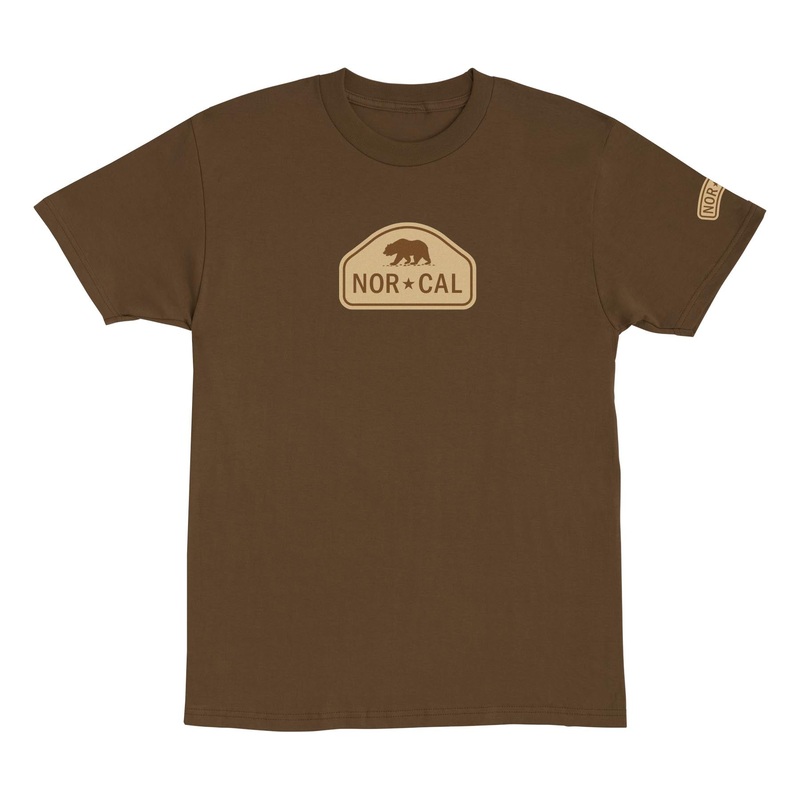 Ranger Mens Nor Cal T-Shirt Dk Chocolate S