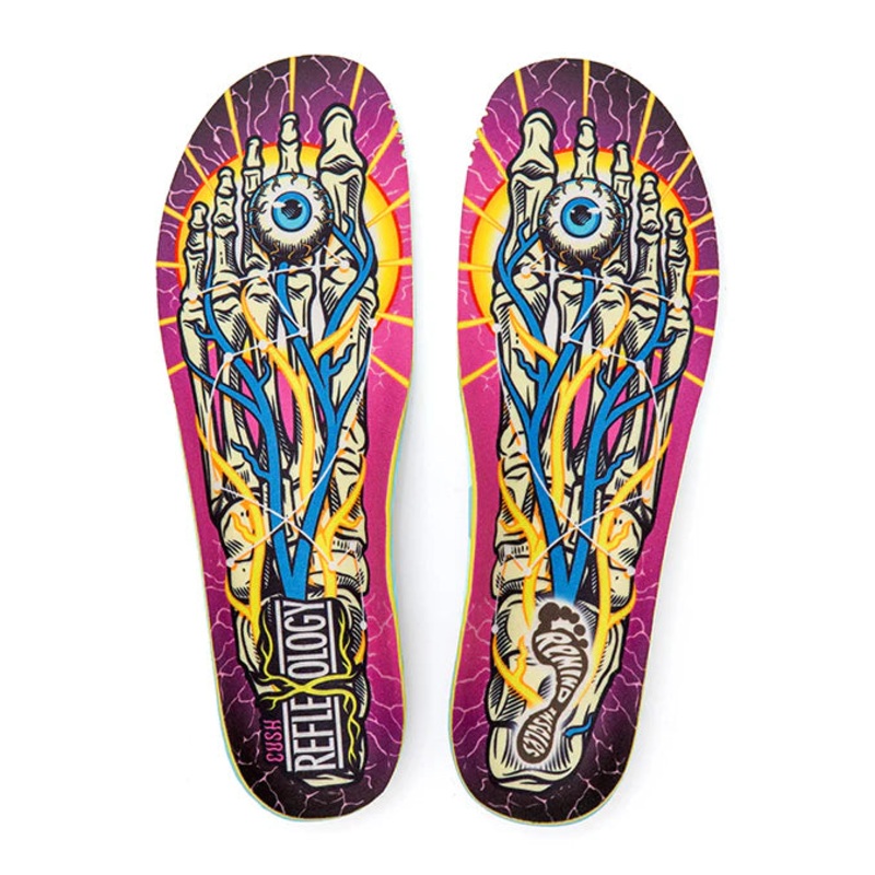 Remind Insoles Cush Impact 5.5MM Mid-High Arch Insoles (Reflexology) 7-7.5