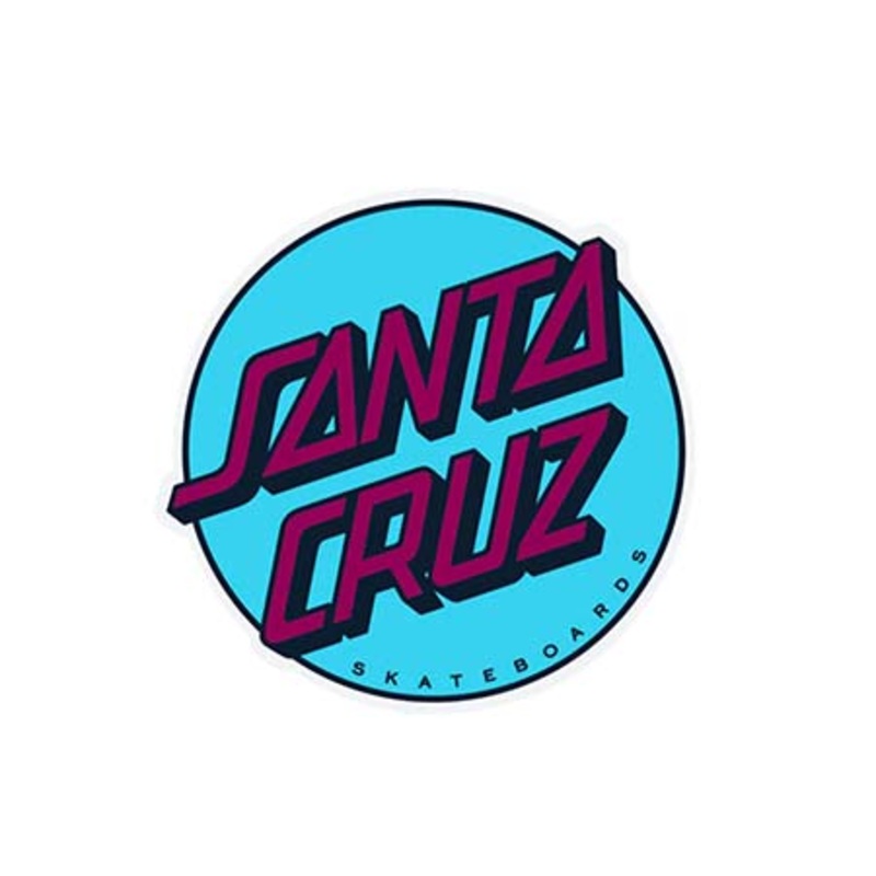 Santa Cruz Other Dot Decal Blue/ Purple 3 x 3