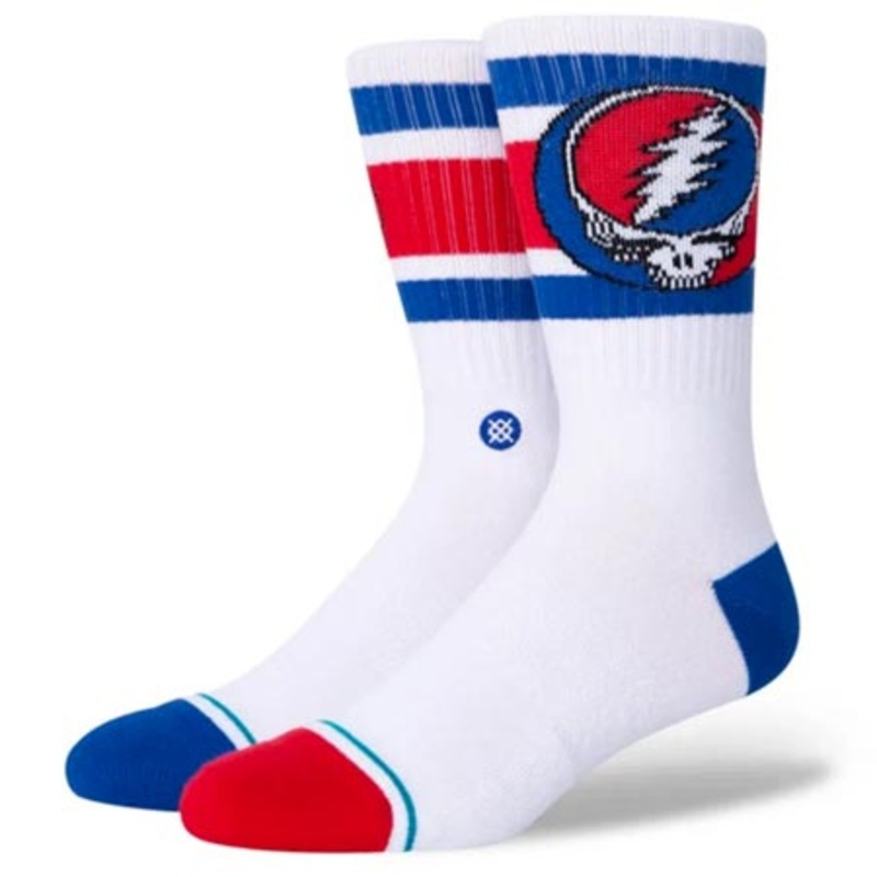 Stance Steal Your Boyd Crew Socks White Large