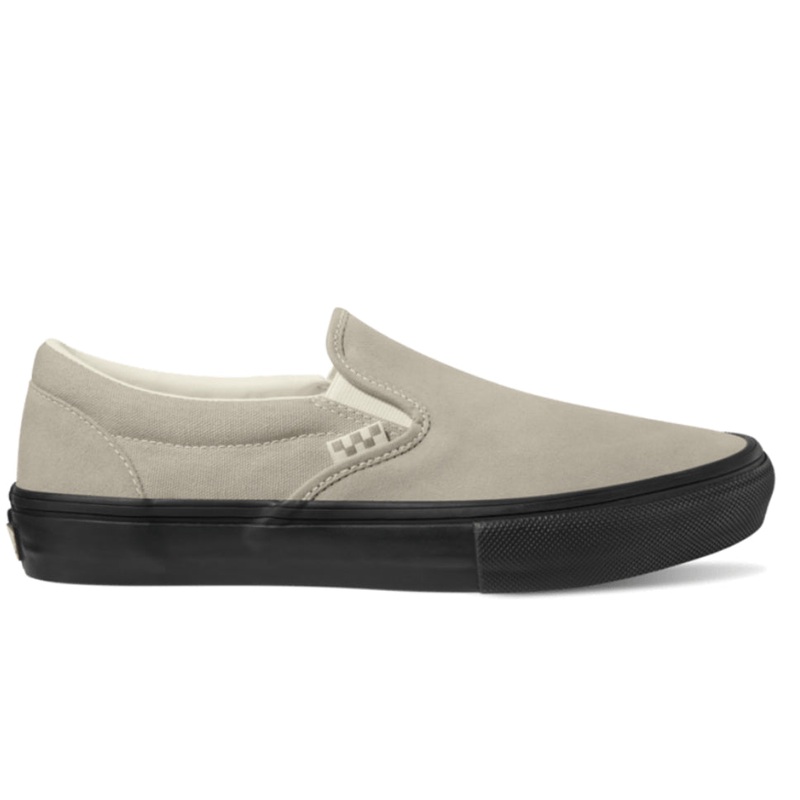 Vans Skate Slip-On Tan Black Shoes Tan/ Black 7