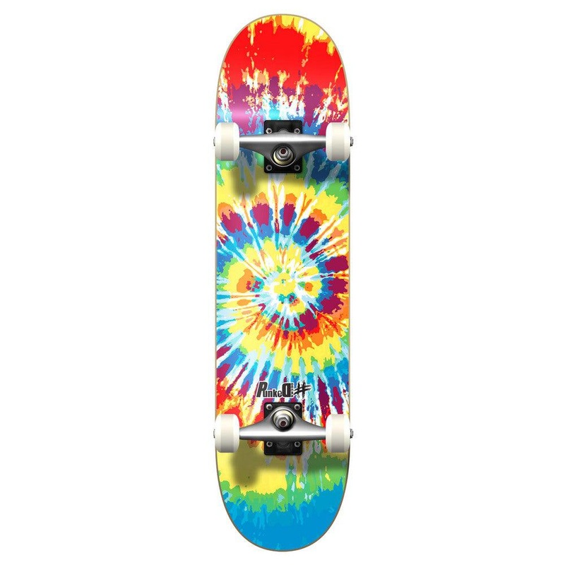 Yocaher Graphic Complete 7.75″ Skateboard – Tiedye Original Complete