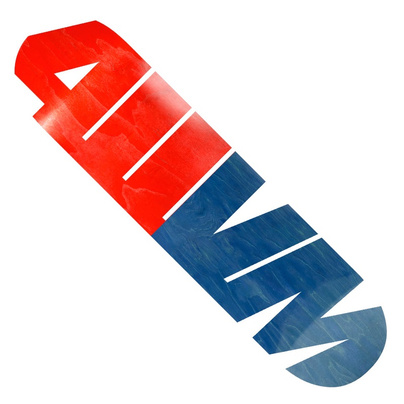 411VM Logo Cut Out Deck Blue/ Red 8 x 31.6 WB:14