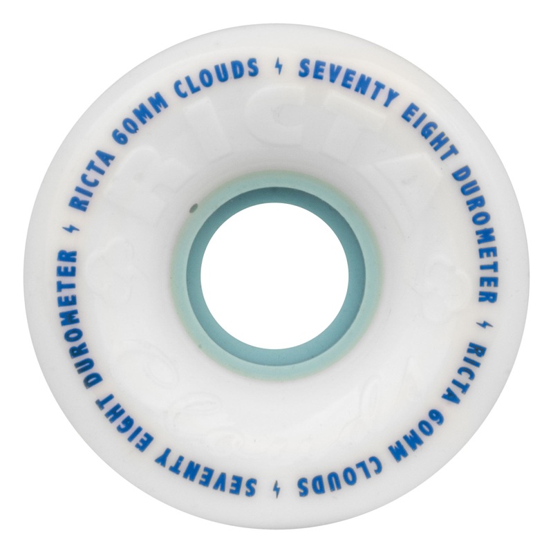 60mm Clouds 78a Ricta Skateboard Wheels White 60mm