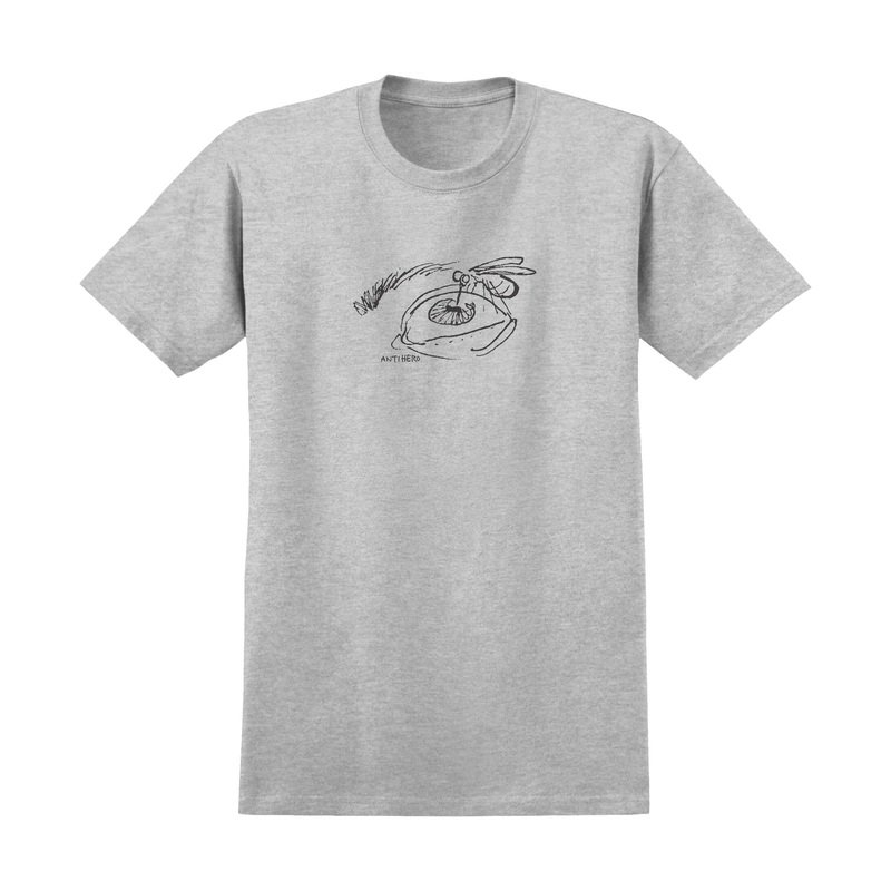 Anti Hero Mosquito T-Shirt Heather Grey/Blk M