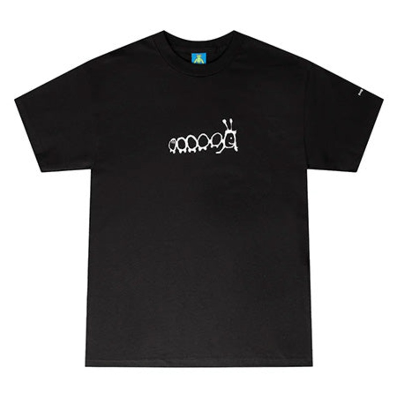Frog Skateboards Caterpillar T Shirt Black Medium