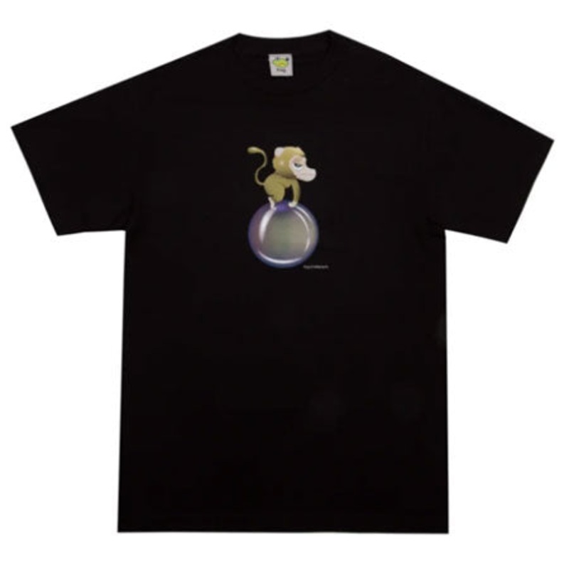 Frog Skateboards Monkey Bubble T Shirt Black Extra Large