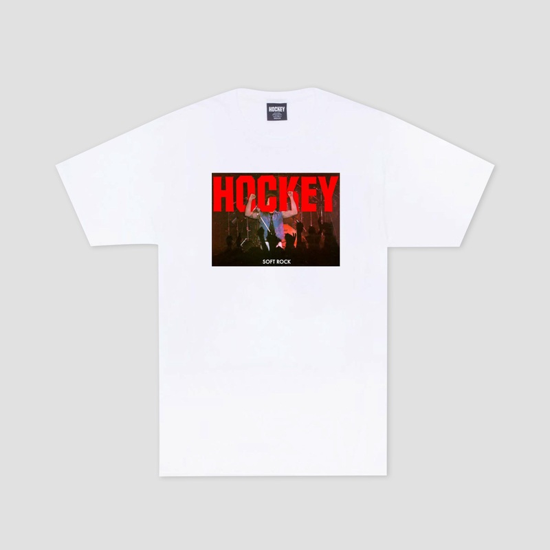 Hockey Soft Rock T-Shirt White Small