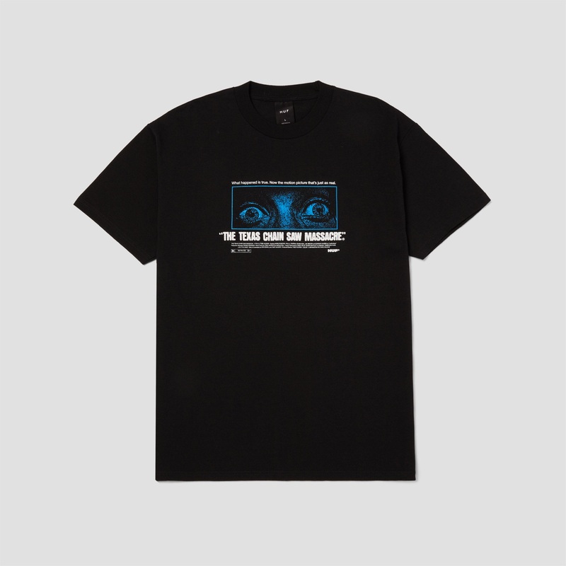 HUF x Texas Chainsaw Massacre Fear T-Shirt Black Small