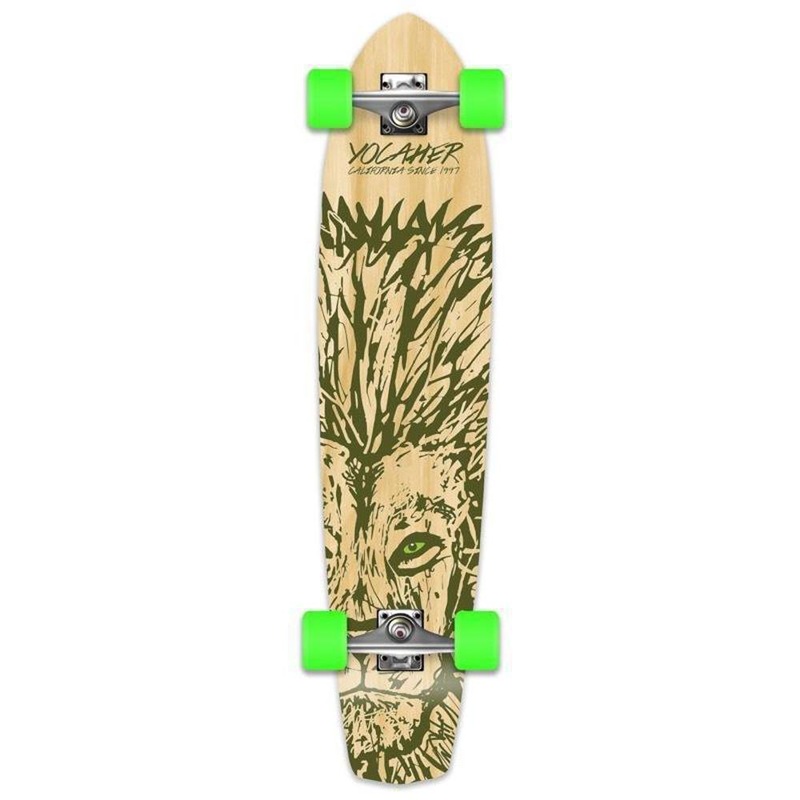Lion 36″ Slimkick Longboard from Punked – Complete Complete