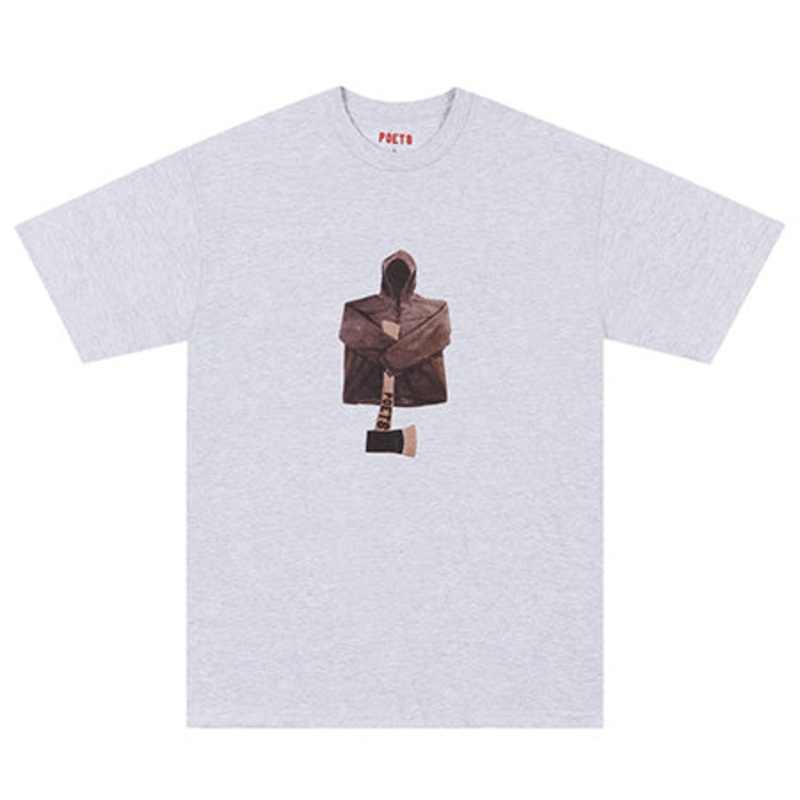 Poets Reaper T Shirt Grey Medium