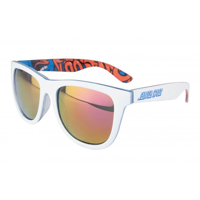 Santa Cruz Screaming Insider Sunglasses – White / Blue