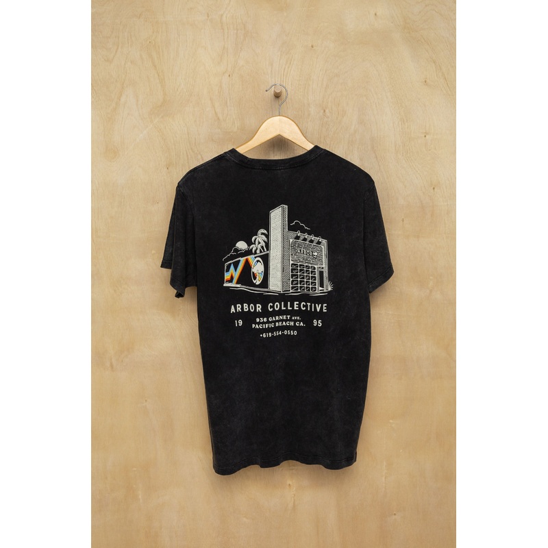 SD Shop Tee Small Mineral Wash Black