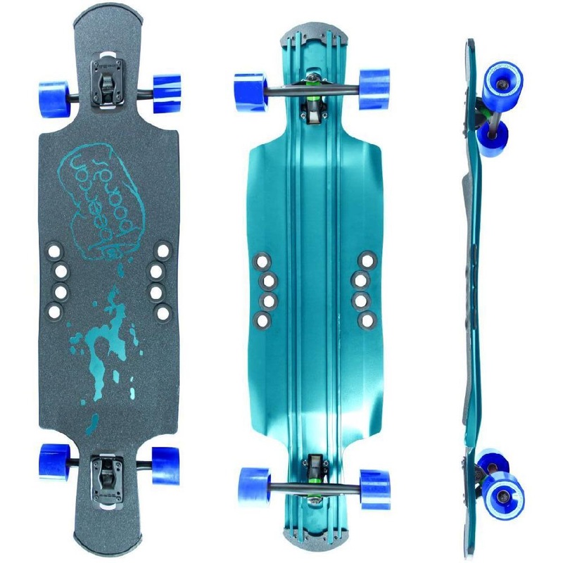 Beercan Sea Foam Green 40″ Kegger Drop Through Longboard Complete