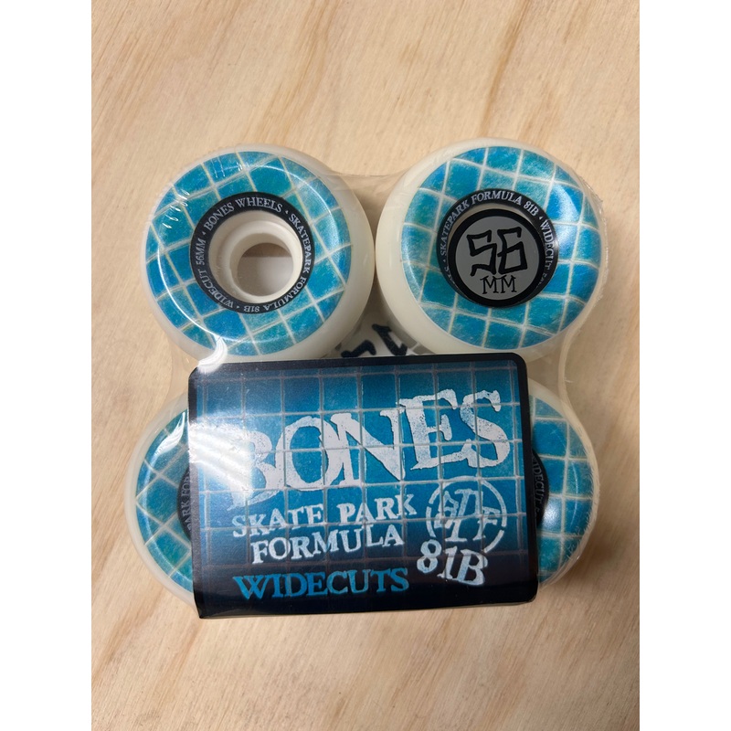 BONES POOL & THE GANG 56MM V6 WIDECUT SKATEPARK FORMULA 81B 4PK 56 mm