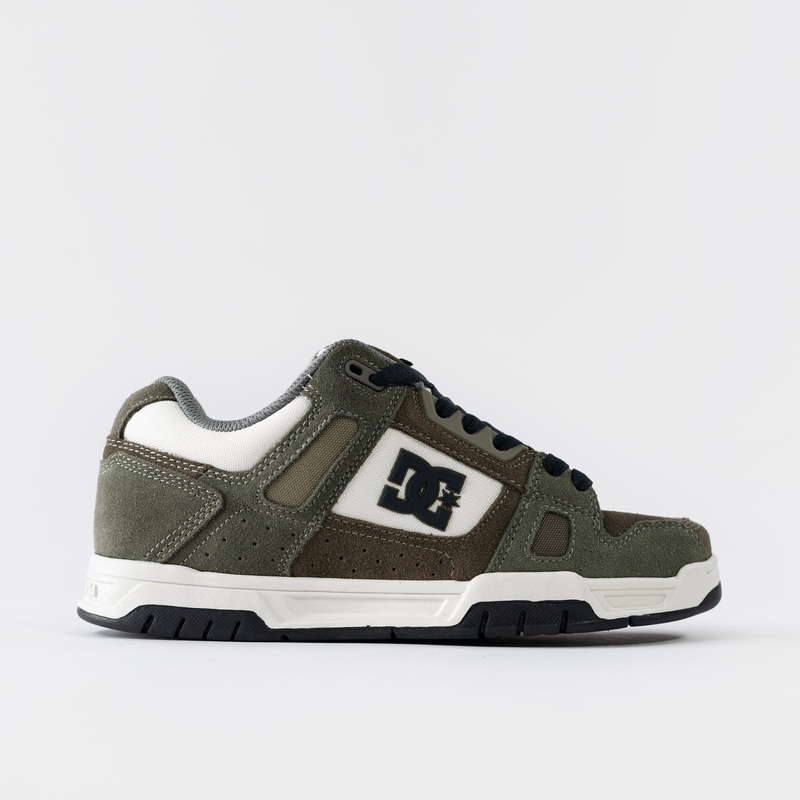 DC Stag Shoes – Khaki/Dark Olive UK 3