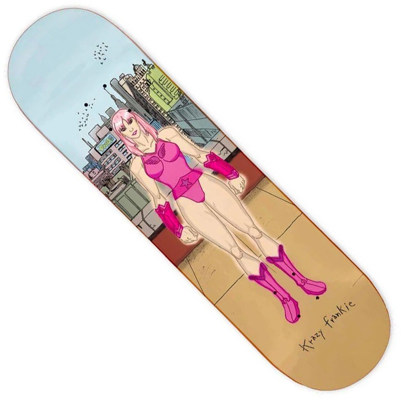 Frog Skateboards Frankie Decker Comic Book Deck Multicolor 8.25 x 31.98 WB:14.25