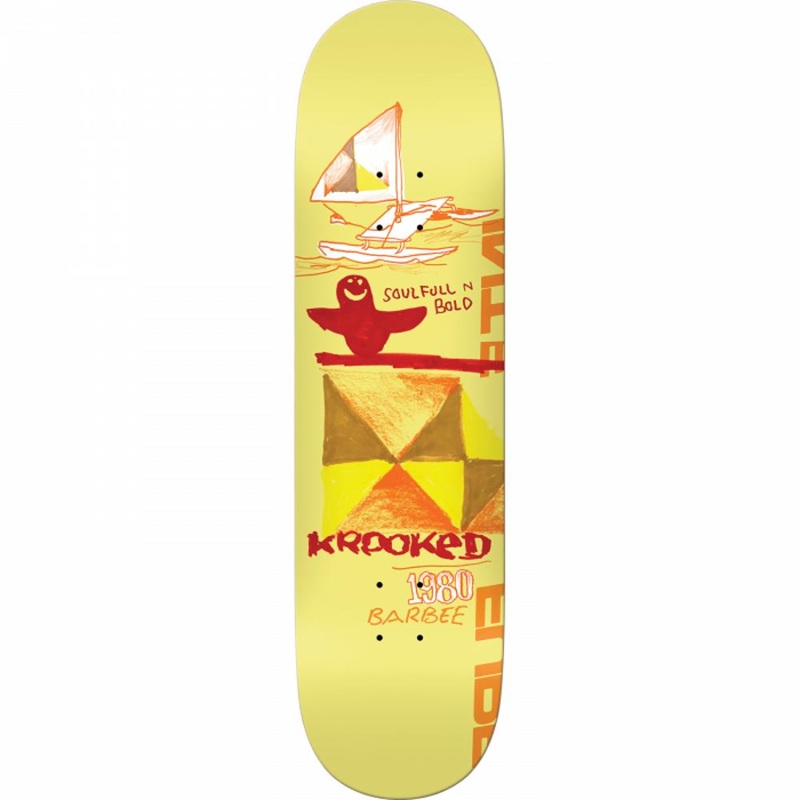 Krooked Barbee Soulful 8.5″ Skateboard Deck