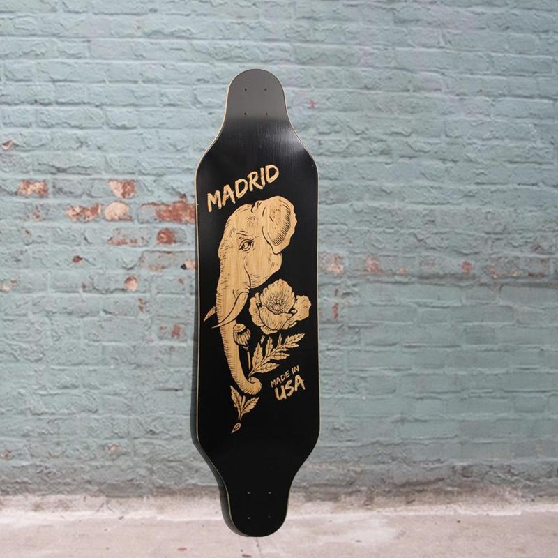 Madrid Missionary Bamboo Elephant Longboard Top Mount – Deck