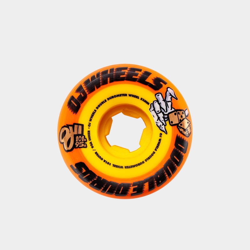 OJ – 53mm – 101/95a Double Duos – Orange/ Yellow 53mm 101a