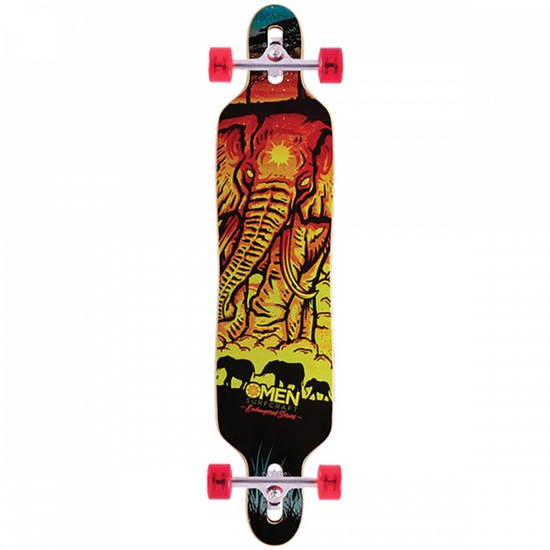 Omen Endangered Elephant 41″ Longboard