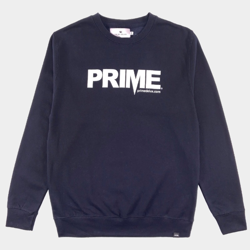 PRIME DELUX OG PREMIUM CREW SWEAT – NEW FRENCH NAVY / WHITE S