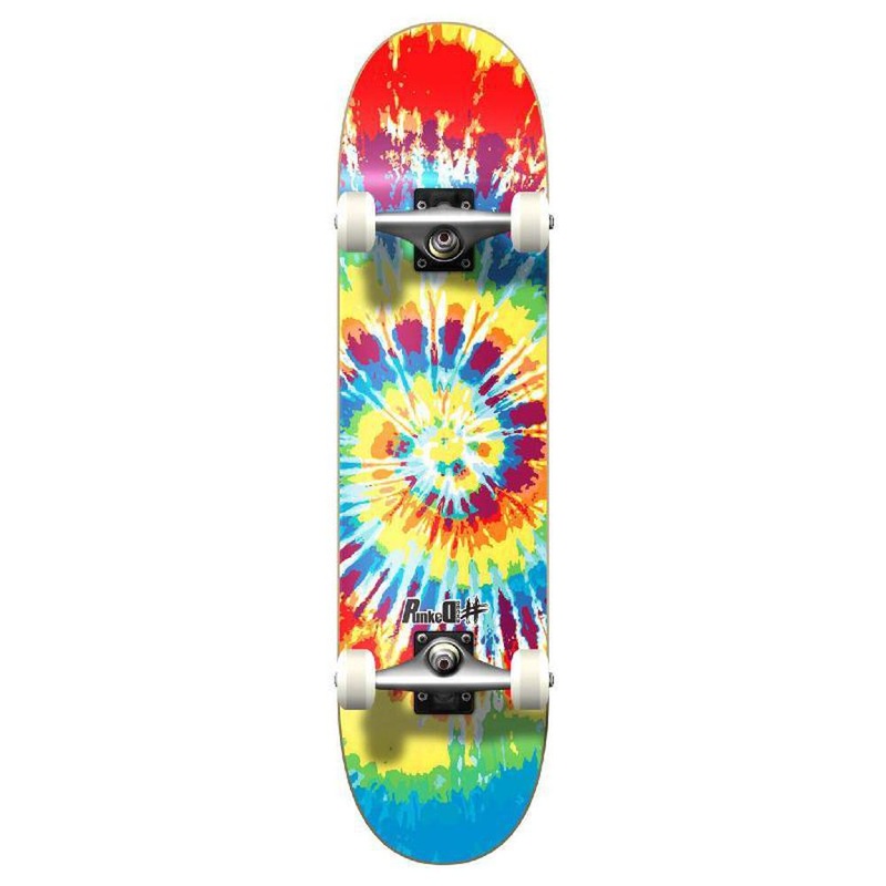 Punked Graphic Complete Skateboard – Tiedye Original Complete