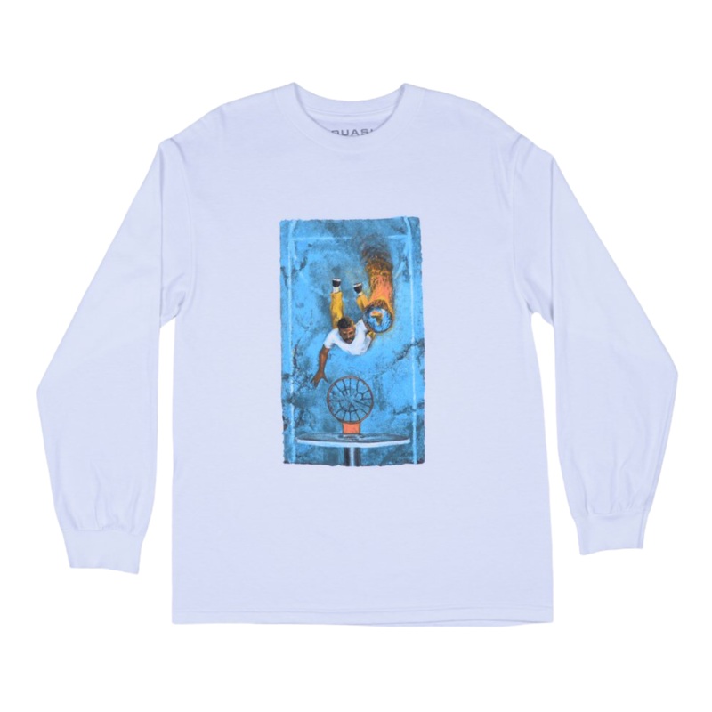 Quasi Game 7 Tee White LongSleeve S