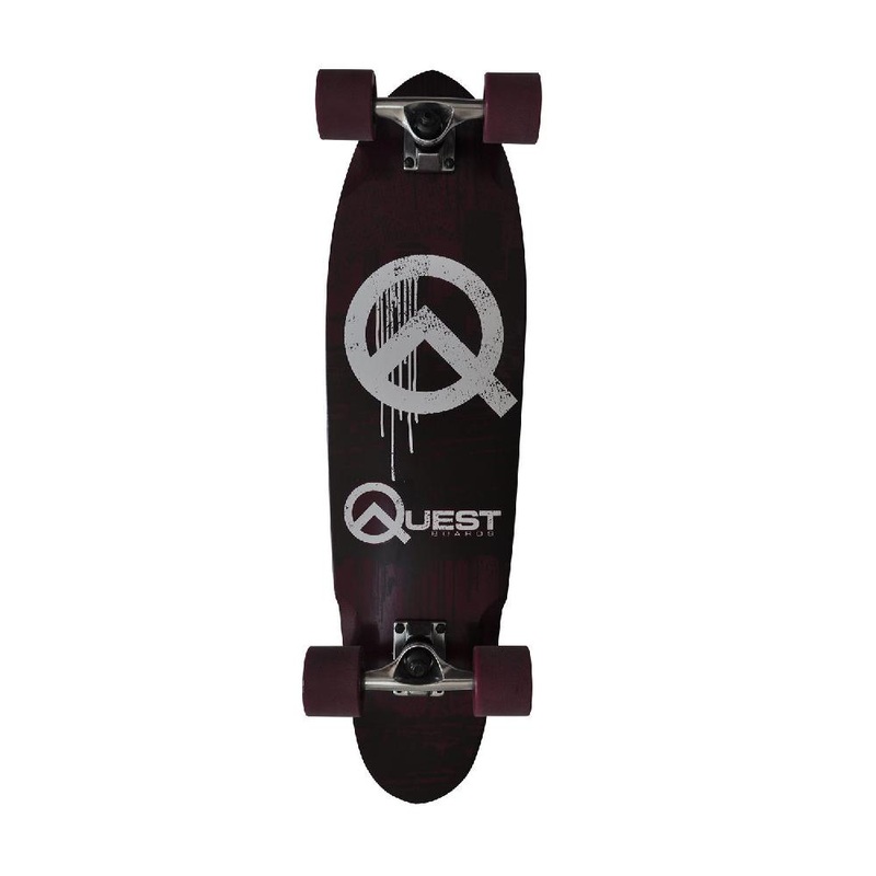 Quest X- Games City Drips 30″ Kicktail Cruiser Longboard Complete