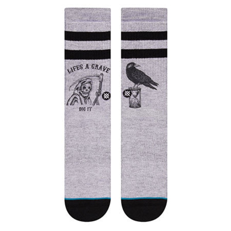 Stance Lifes A Grave Grey Large