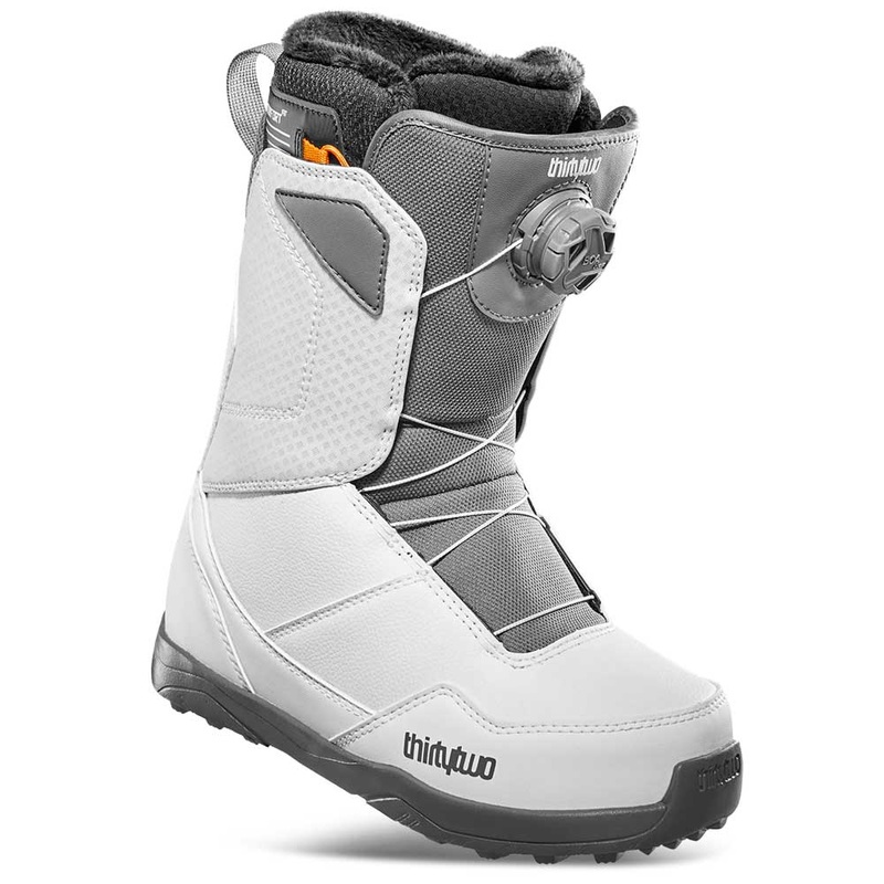 ThirtyTwo Women’s Shifty BOA Snowboard Boots – 2024 White/Grey 6 White/Grey