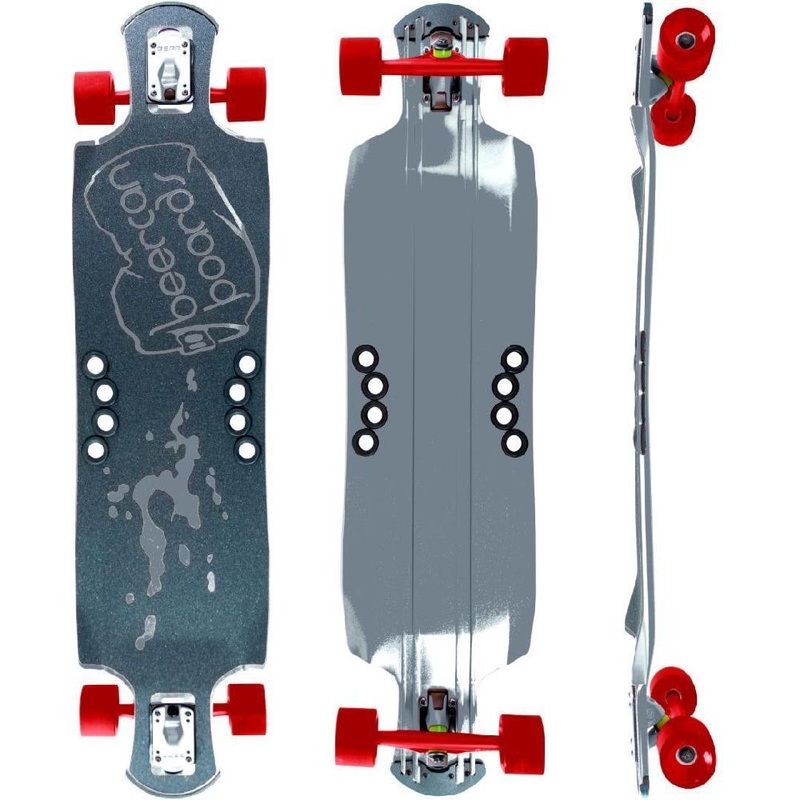 Beercan Chrome 42″ Oat Soda Drop Through Longboard Complete
