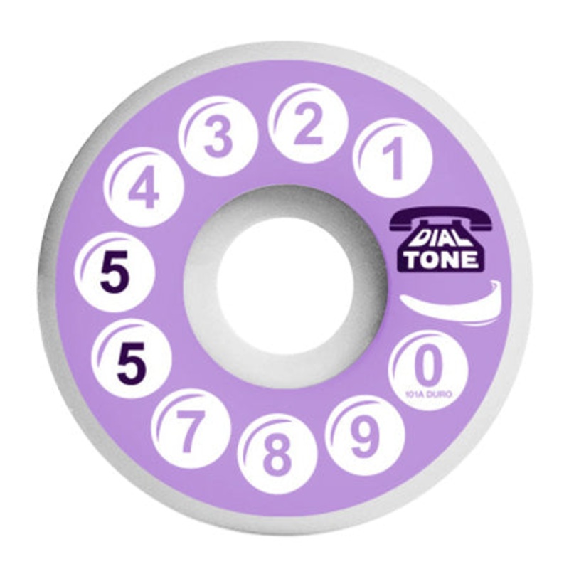 Dial Tone OG Rotary Standard Cut 101A Wheels White 55mm