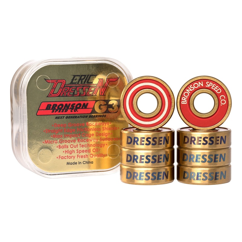 Eric Dressen G3 Bronson Skateboard Bearings No Color No Size