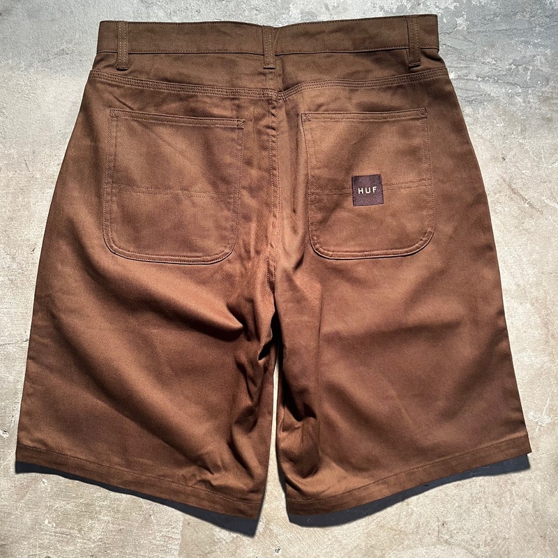 HUF – Double Knee Work Short – Brown 30