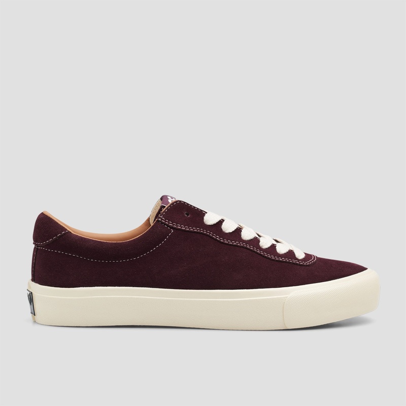 Last Resort AB VM001 LO Suede Skate Shoes Fig Red / White UK3