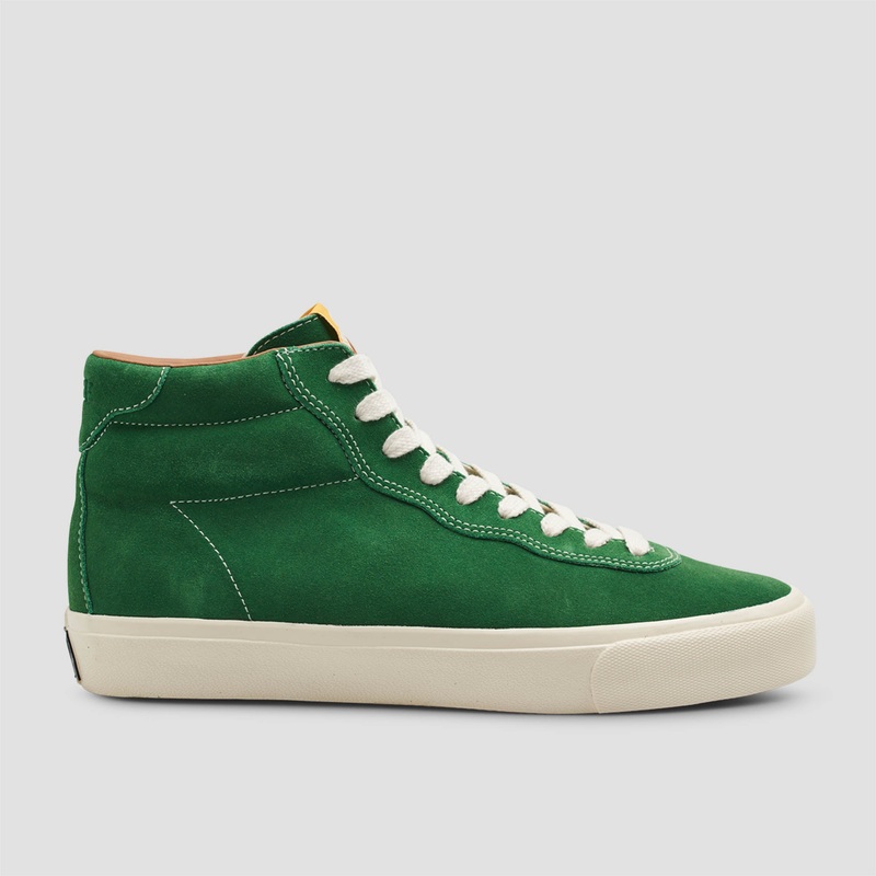Last Resort AB VM001 Skate Shoes Hi Suede Kelly Green / White UK3