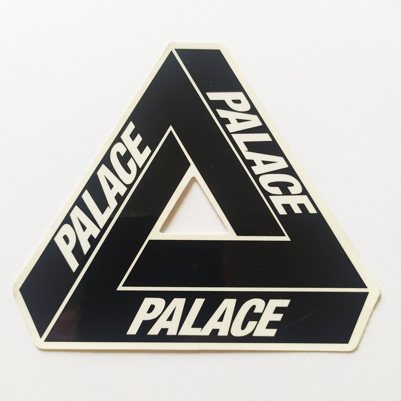 Palace Skateboards – Tri-Ferg Skateboard Sticker – Black