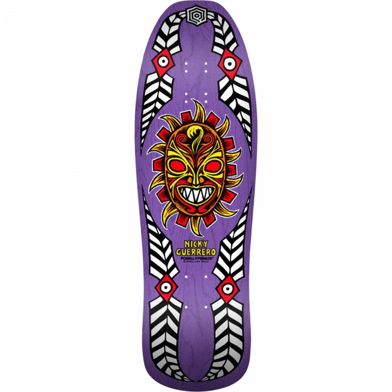 Powell Peralta Guerrero Mask 10″ Purple Skateboard Deck