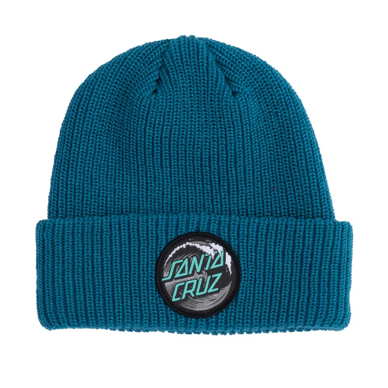 Santa Cruz  Wave Dot Long Shoreman Beanie Teal