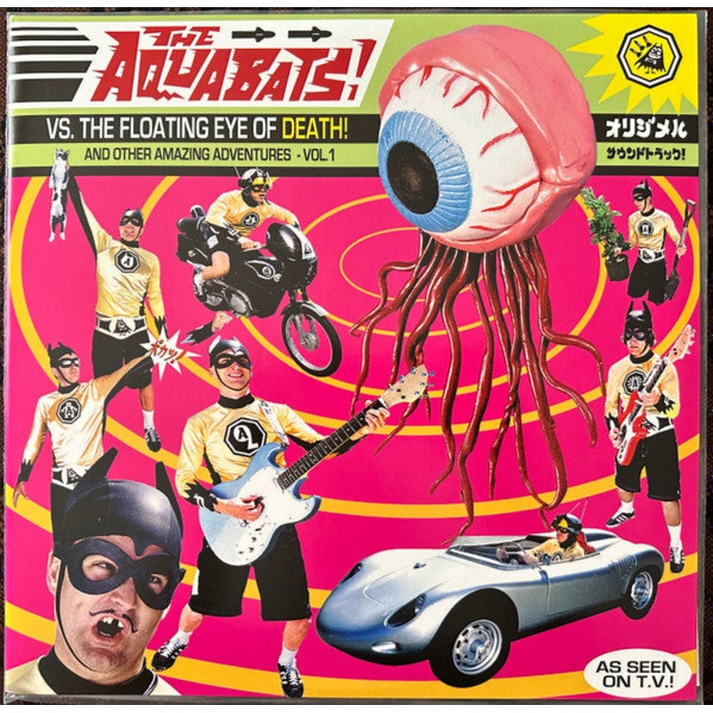 The Aquabats!  Vs. The Floating Eye Of Death! And Other Amazing Adventures – Vol. 1 Pink Color Vinyl LP Record