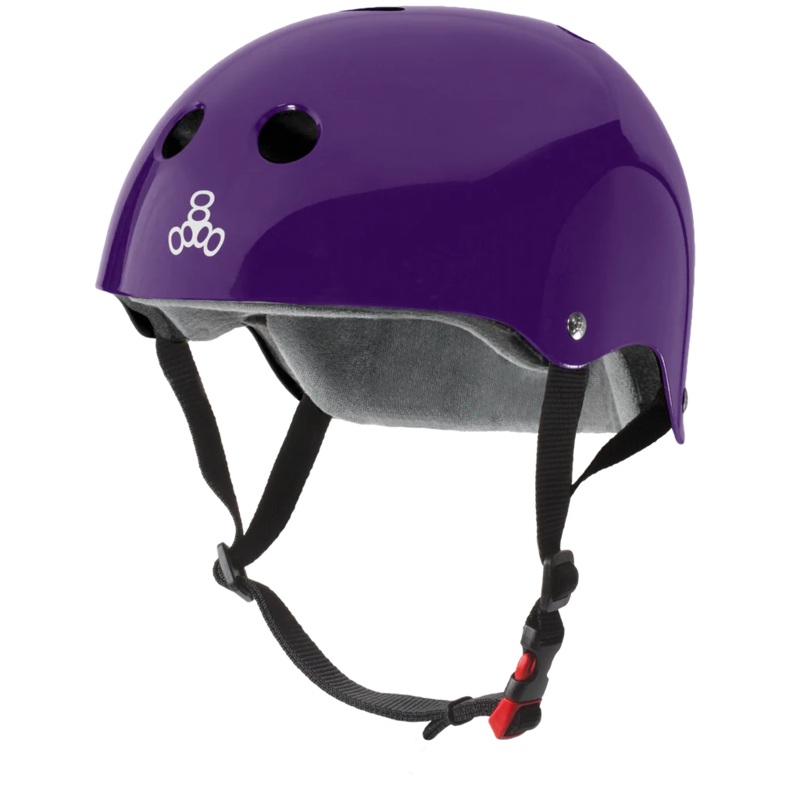 Triple 8 Helmets – The Certified Sweatsaver Helmet – Purple Matte XS/S
