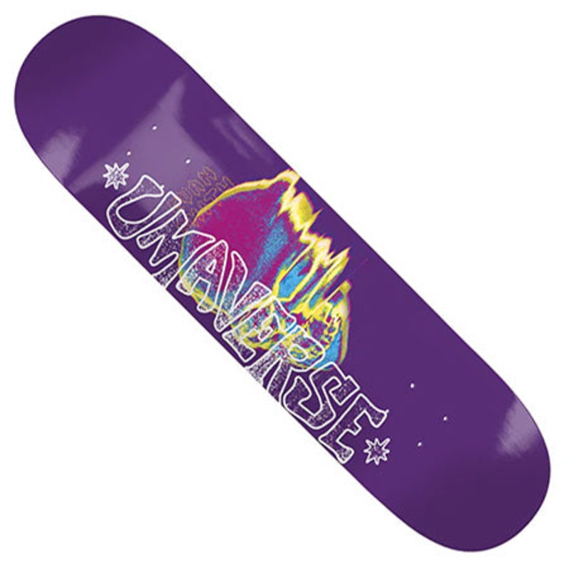 Umaverse Evan Smith Skull Deck Purple 8.5 X 32.25 WB:14.5