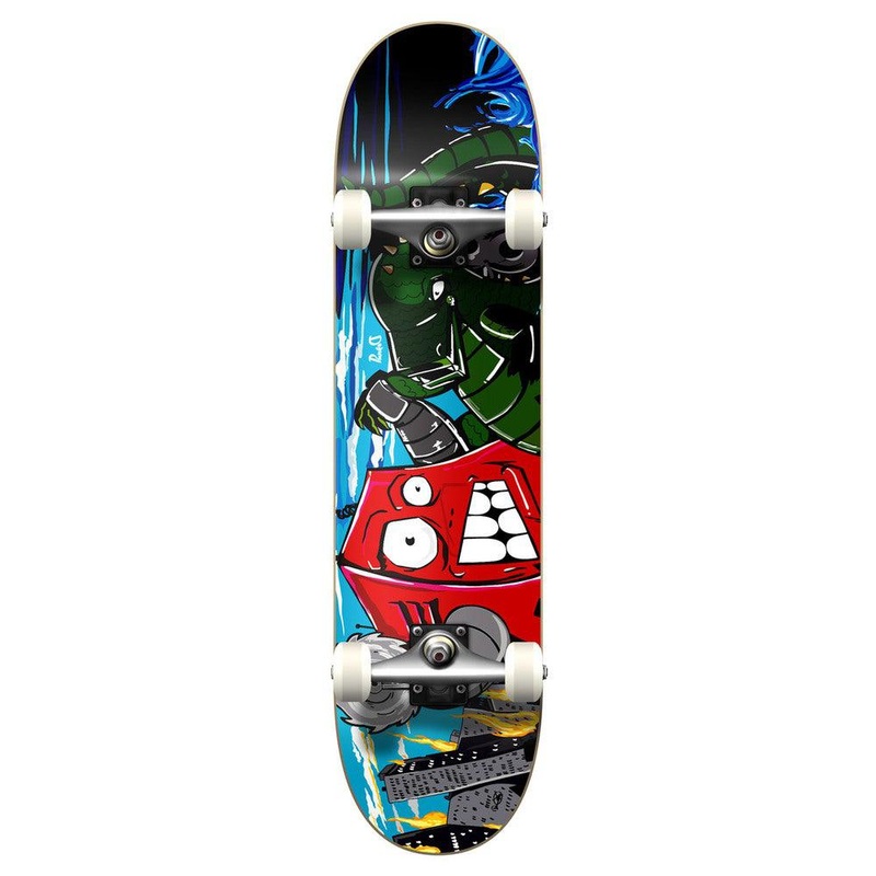 Yocaher Graphic Complete 7.75″ Skateboard – Robot Complete