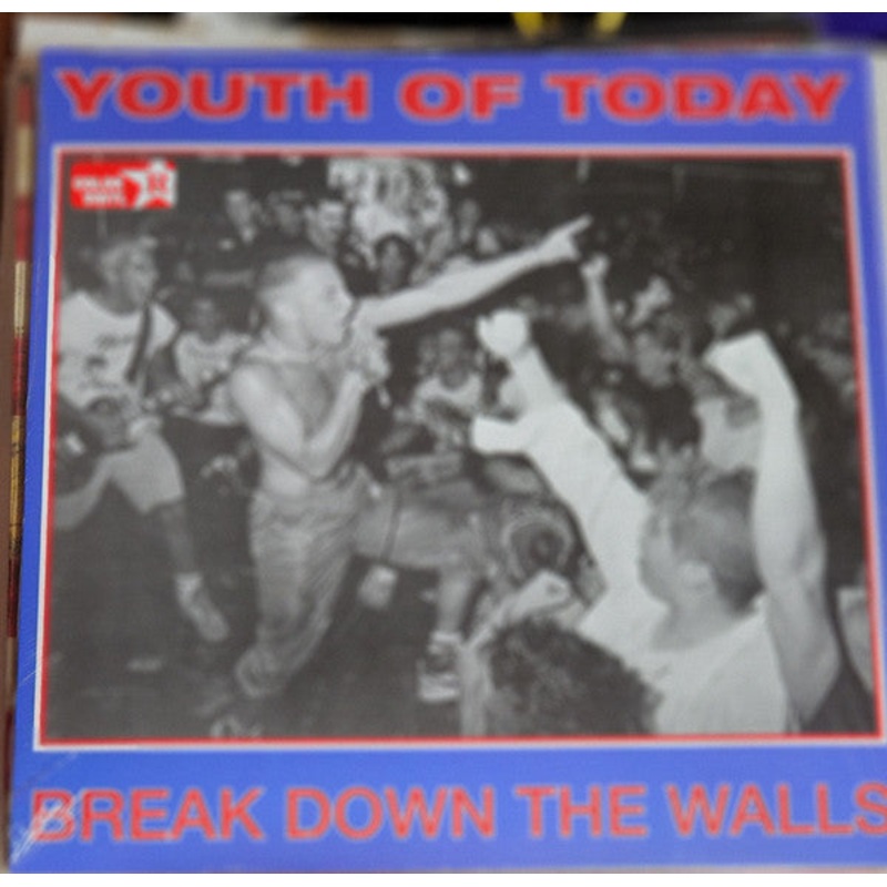 Youth Of Today  Break Down The Walls Pink Color Vinyl LP Record