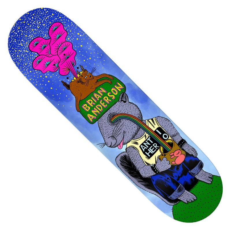 Anti-Hero Brian Anderson Some Legs Deck Blue 8.5 x 31.75 WB:14