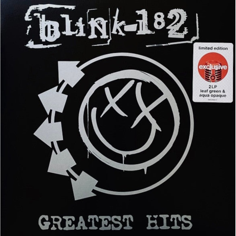 Blink 182 – Greatest Hits Green Blue Color 2xLP Vinyl LP Record *USED 2020 RELEASE*