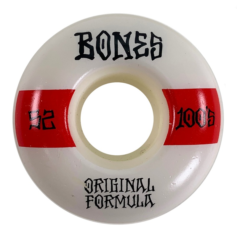 Bones – 52mm – 100’s #14 V4 Wide – White / Red
